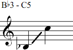 Bb3 - C5