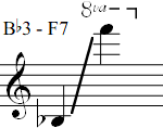 Bb3 - F7