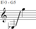 Eb3 - G5